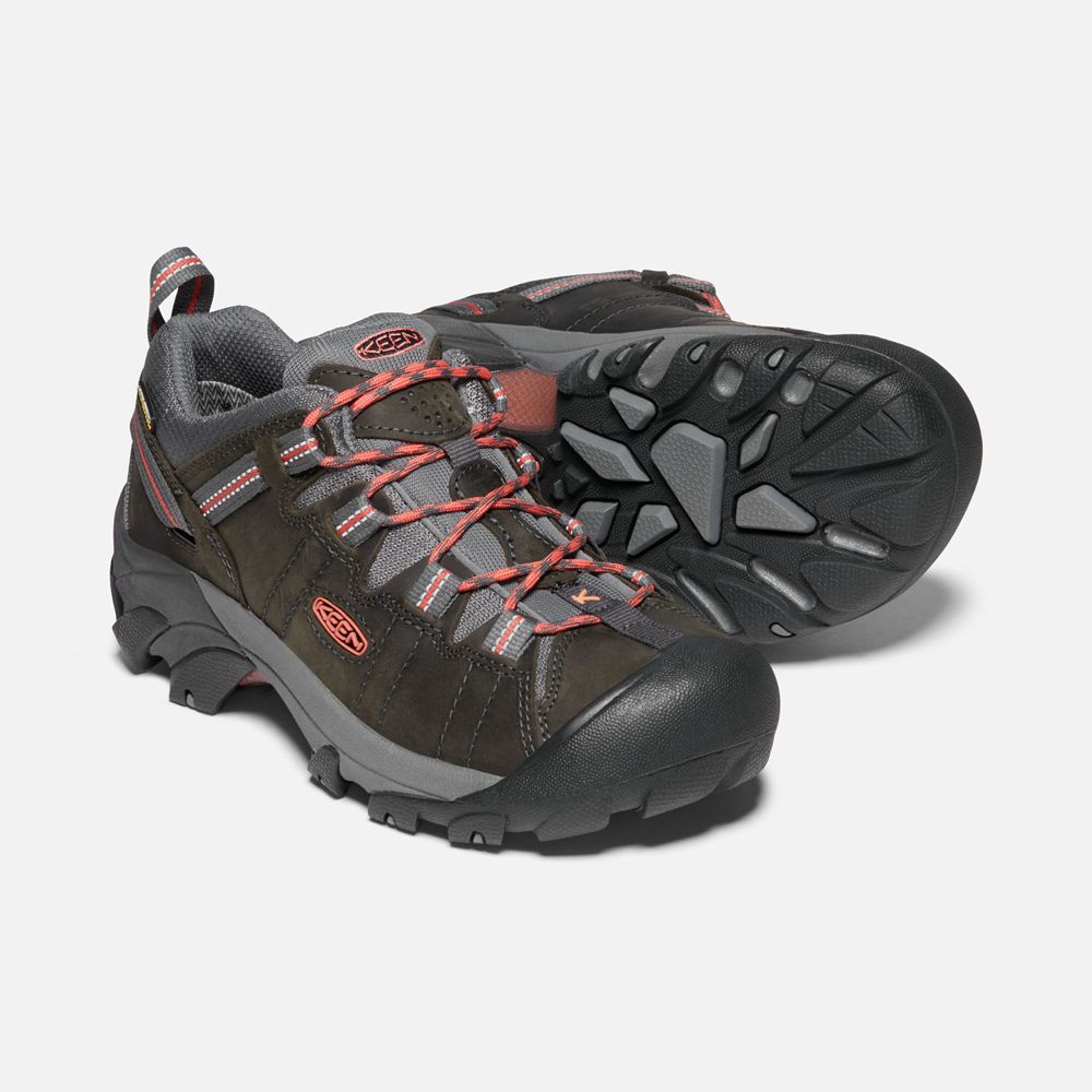 Keen Outdoor Ayakkabı Kadın Siyah Kahverengi - Targhee Ii Waterproof - Türkiye GSBQ96140